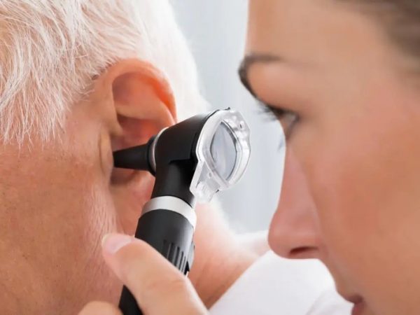 How are ear problems diagnosed?